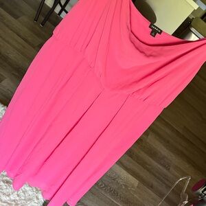 Torrid Bright Pink Flowy Dress